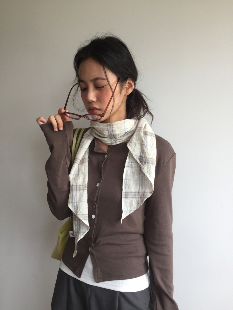 Chlory Flower Button Cardigan (4color)
