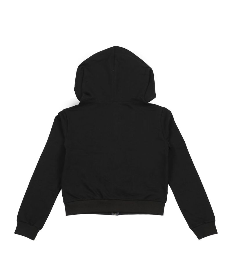  WRINKLE HOOD ZIP UP BLACK