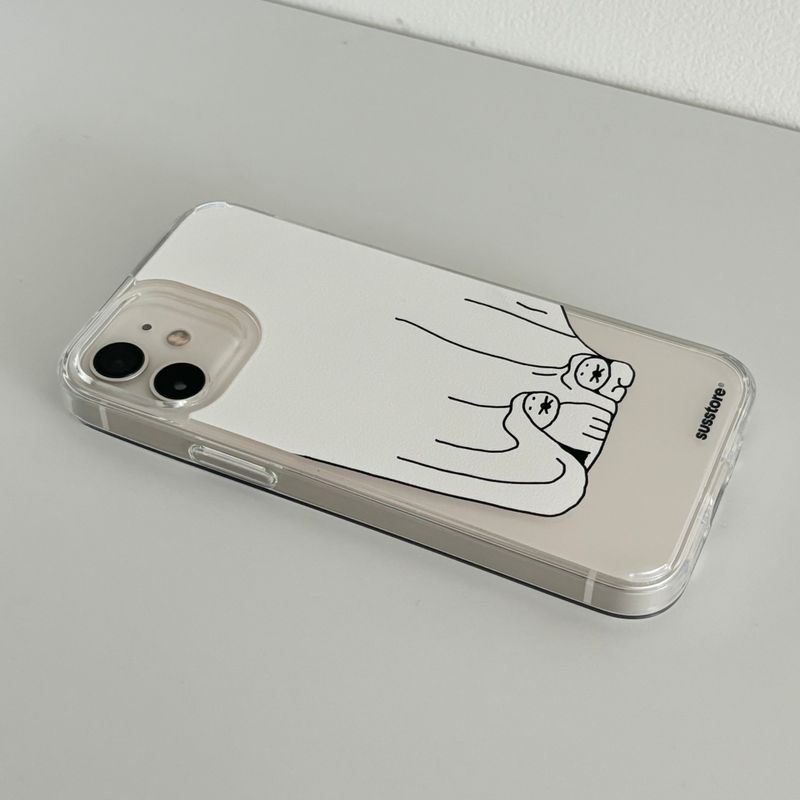The cat that became a nun phone case