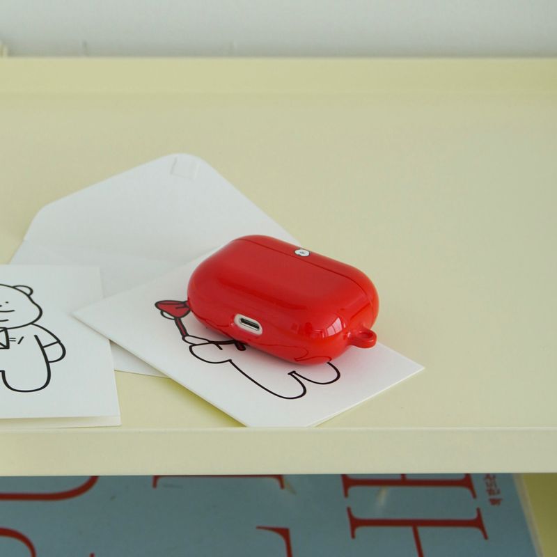 hard airpods case 'red'