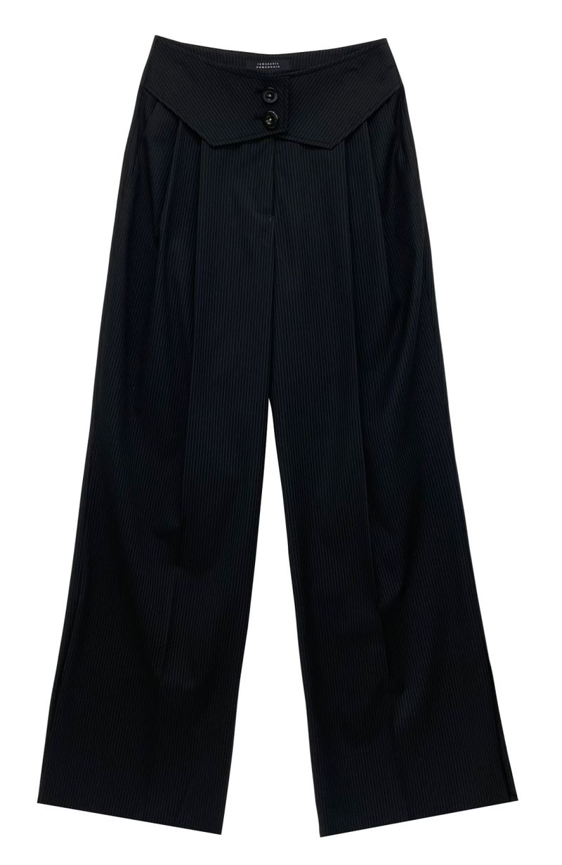 Button wide slacks