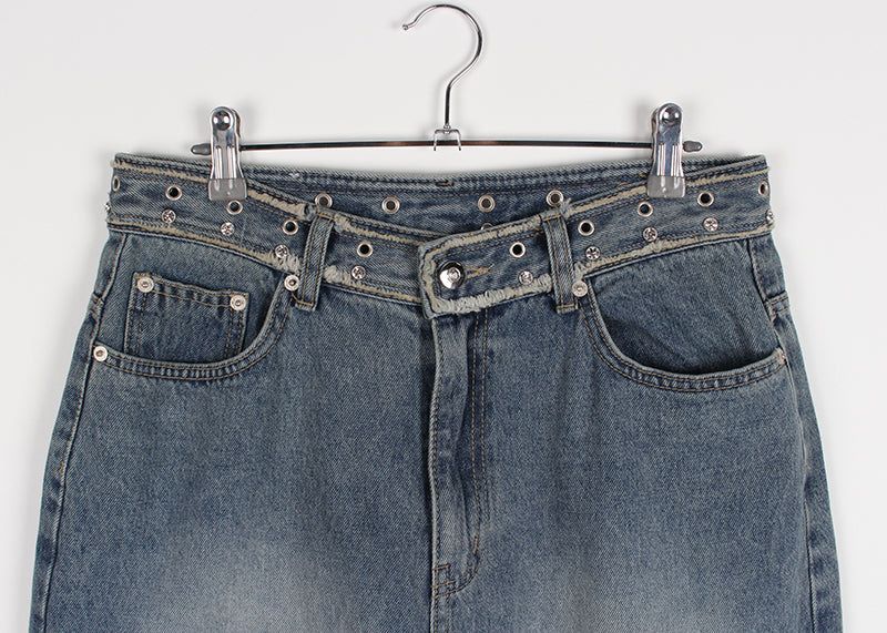 DIA EYELET DENIM