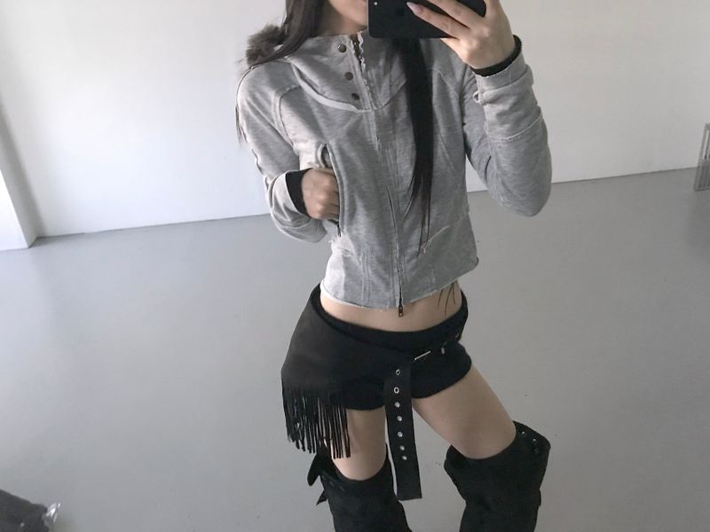 THEAIRTOWN(ザエアータウン)の「 vintage p5 fur crop hz (Tops)」
