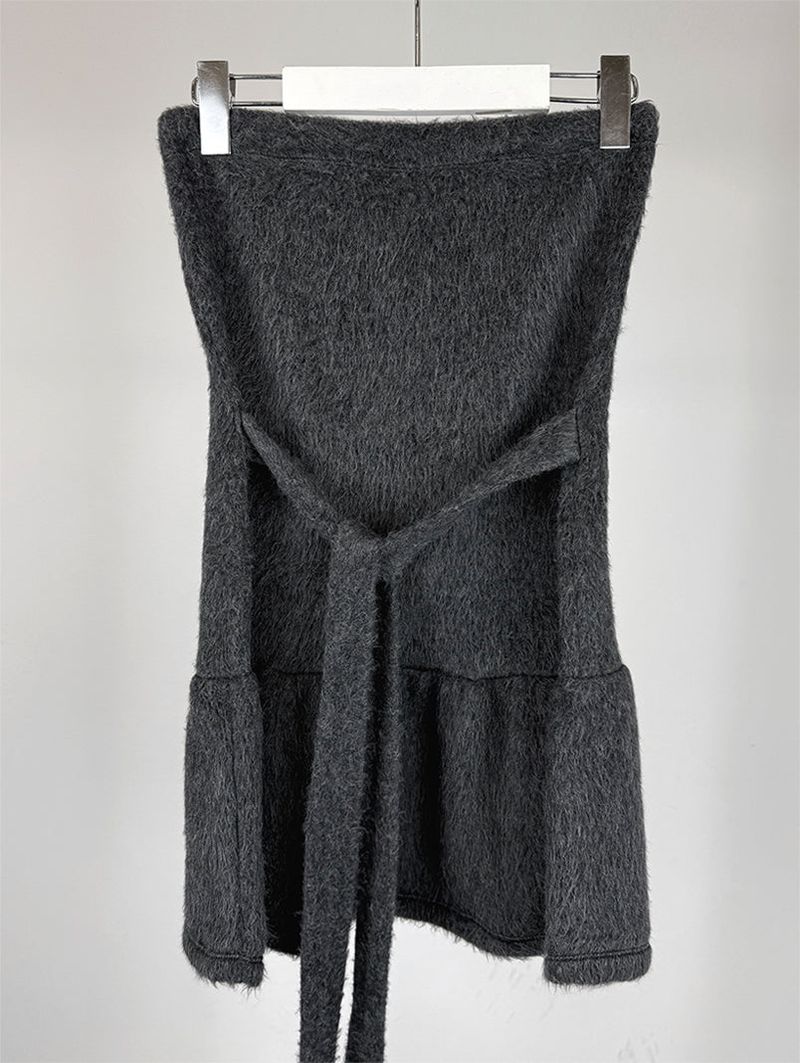 MINK TOP FLARE DRESS (2C)
