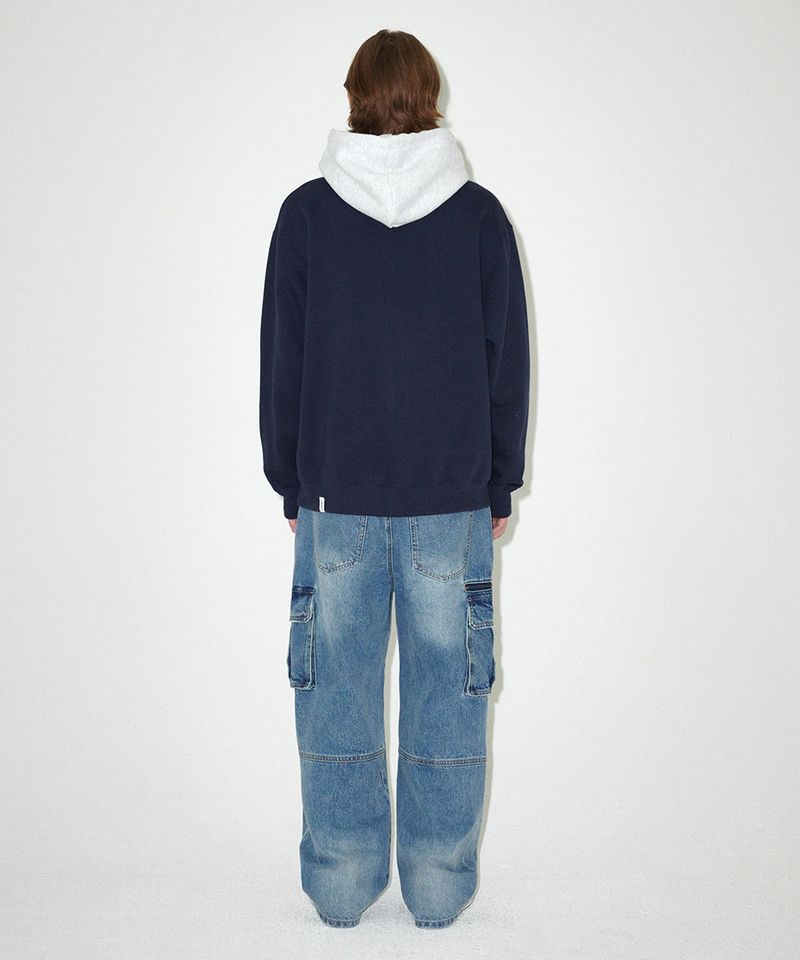 BASIC COLOR BLOCK HOODIE