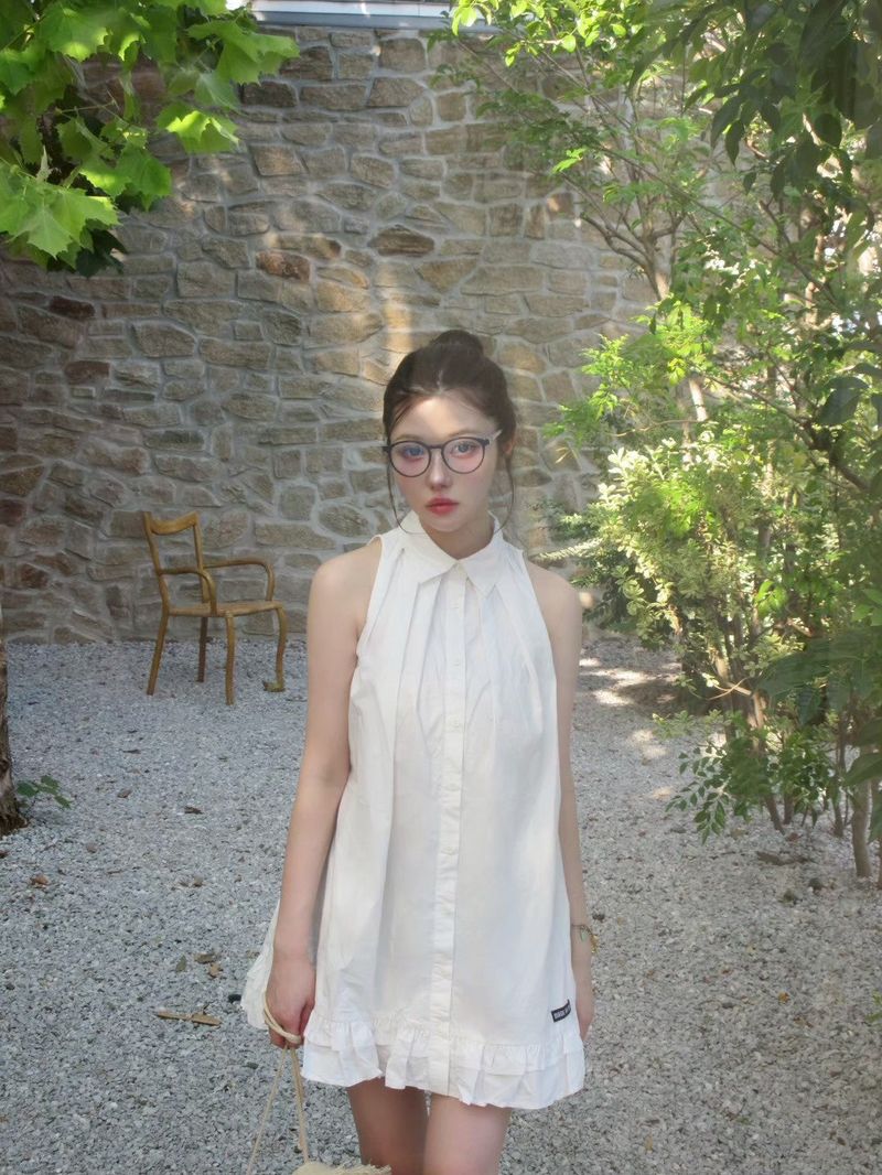 shirt mini one-piece