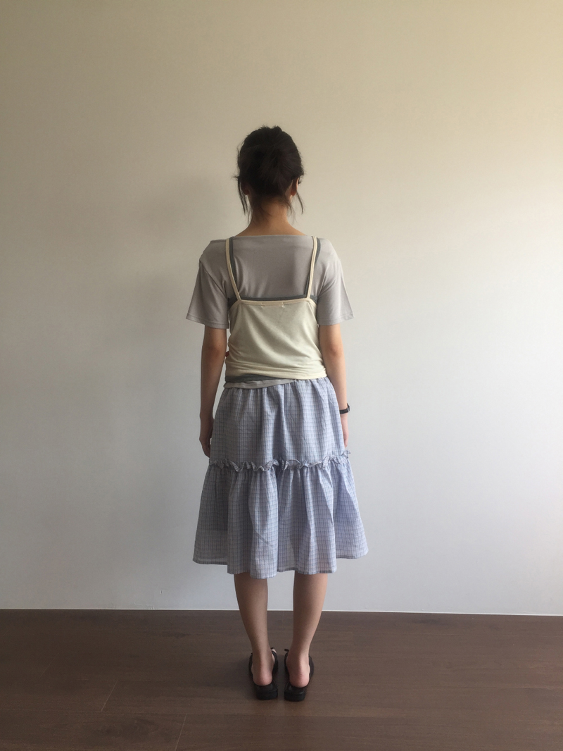 YWD SHIRRING T-SHIRTS (3color)
