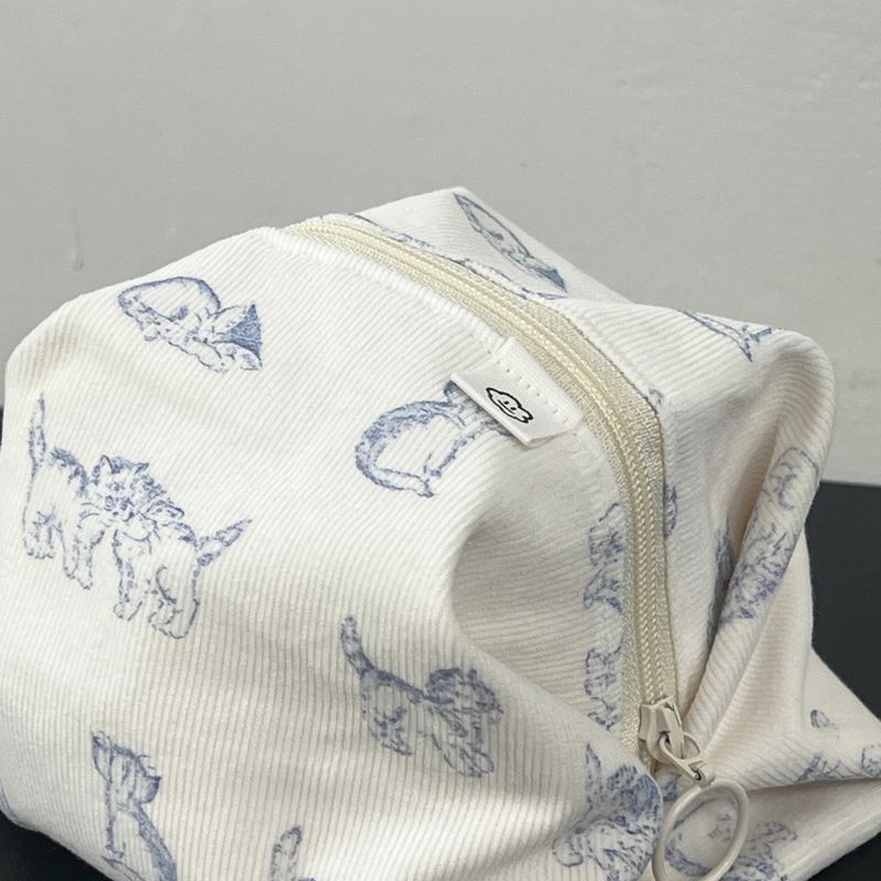 CAT ZIPPER POUCH