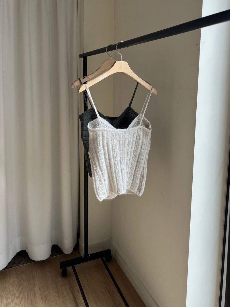 Alpaca knitwear top (2 colors)