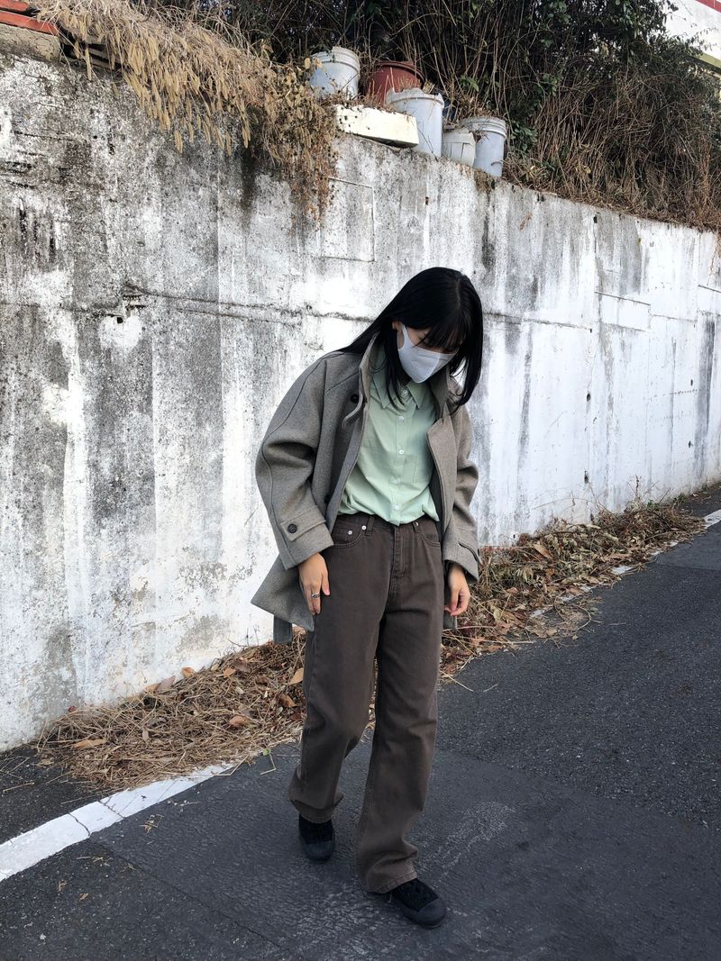 Zelda double pea coat