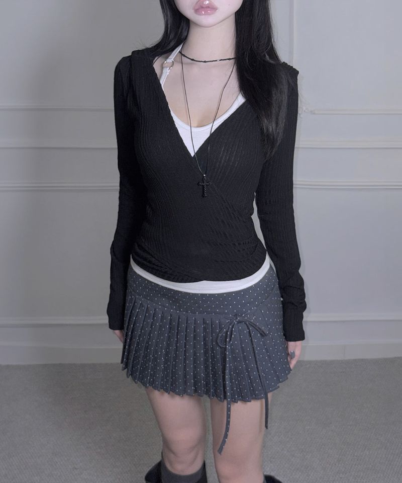 Dot Pleats SKPT (3colors)