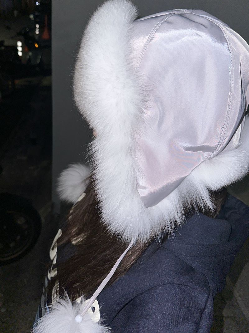 Fox fur hat