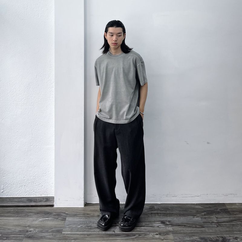 Cloud Grey Relaxed Tee