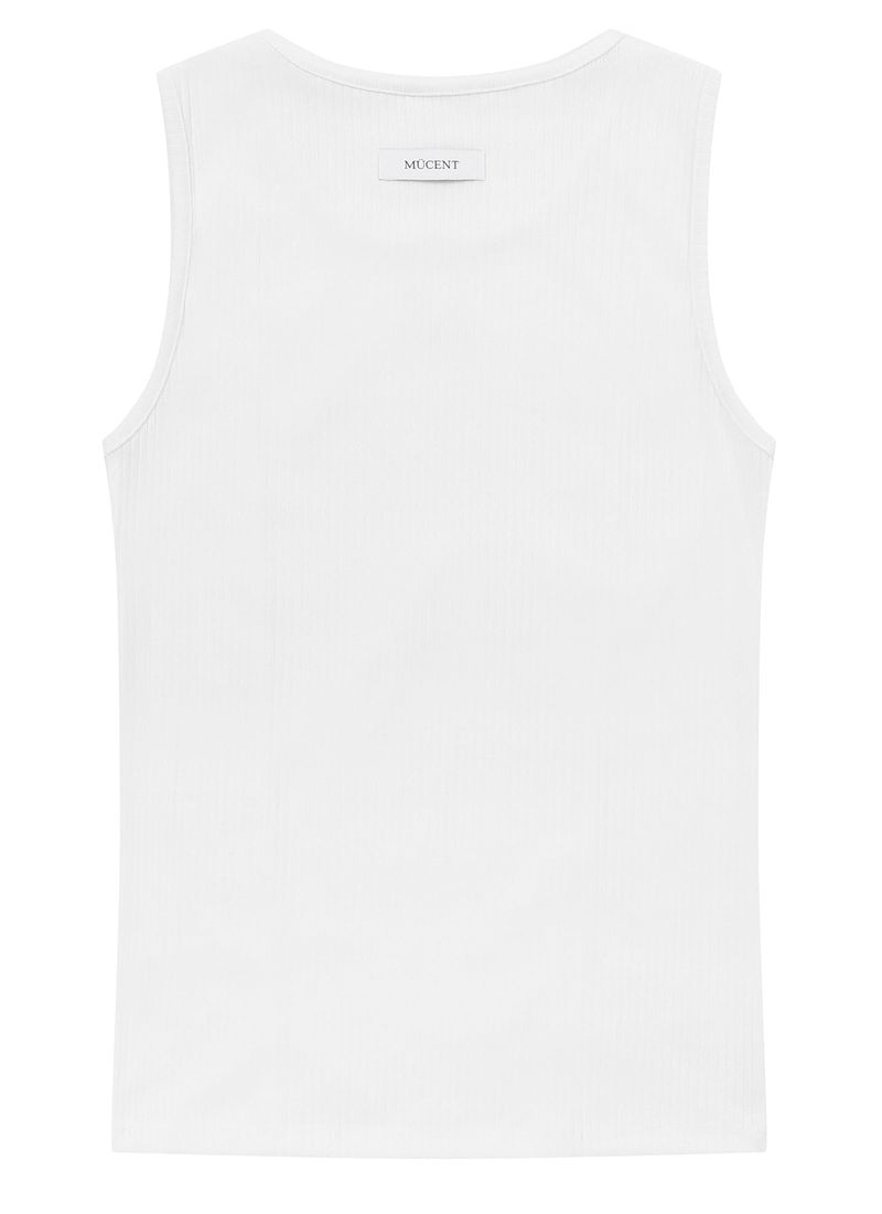DETAIL U-NECK SIGNATURE SLEEVELESS (2color)