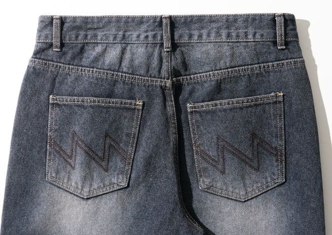 26SS★ Fade Wide Denim Pants