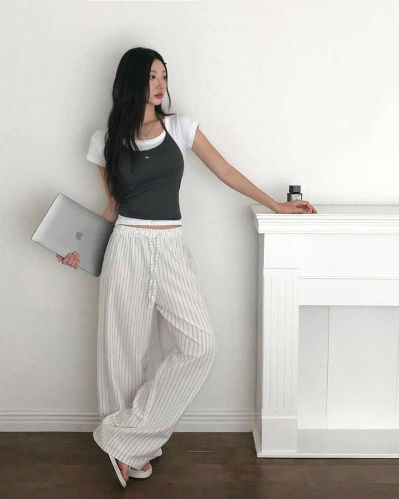 [MADE] Wear, striped long pants