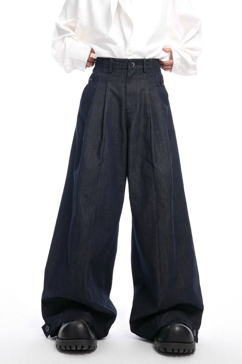 Argue Cultureの「Raw Denim Wide-Leg Jeans(Pants)」