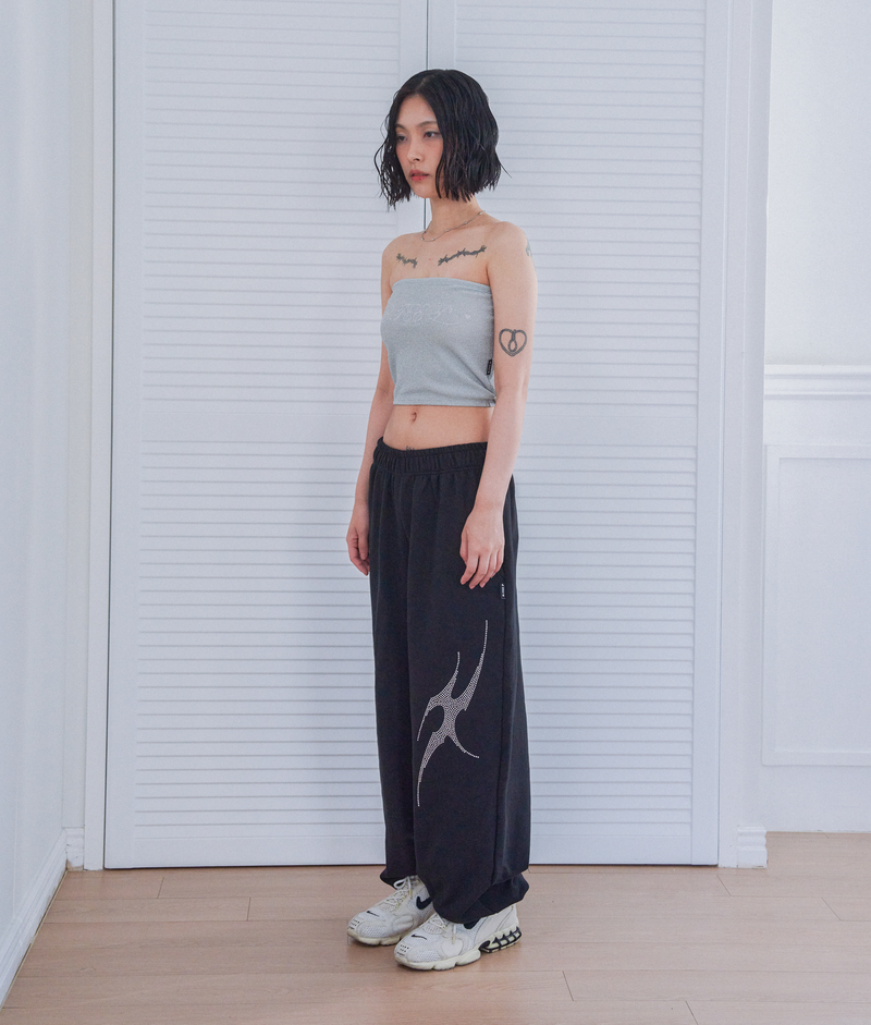 tribal jogger pants_black