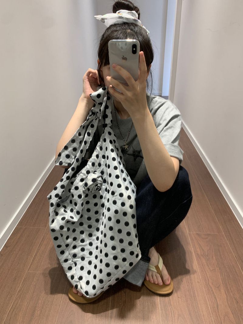 Corsage Dot Shoulder Bag (2color)