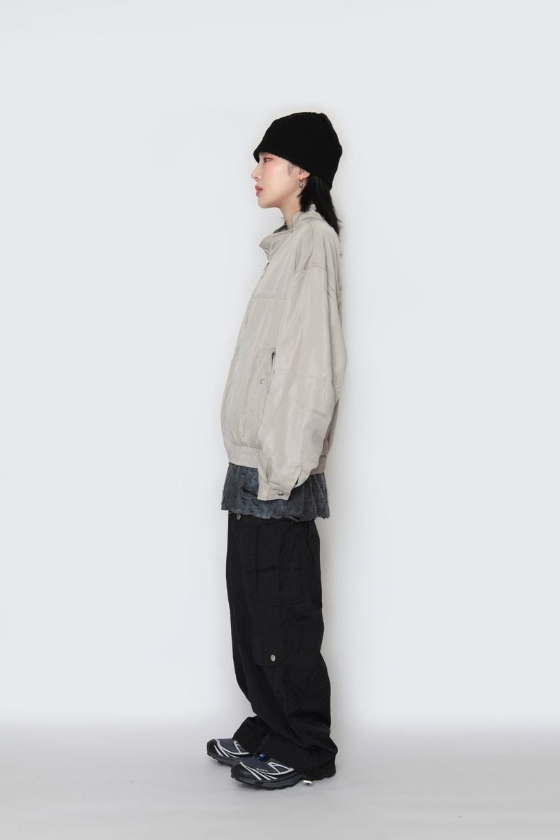 shuffle neck jacket