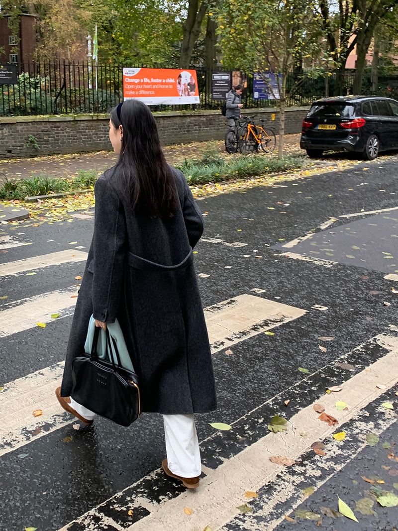 [MADE] Elton Stitch Wool Handmade Long Coat