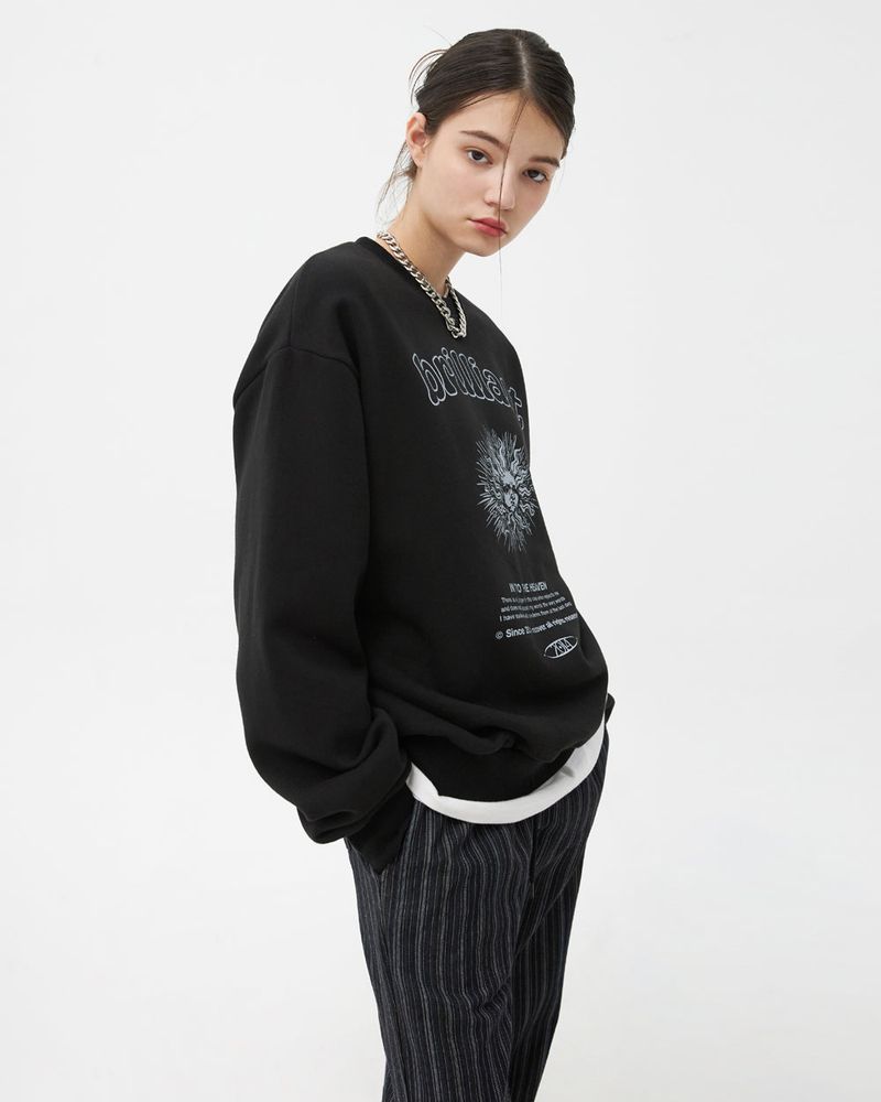 BRILLIANT SUN SWEATSHIRT-BLACK