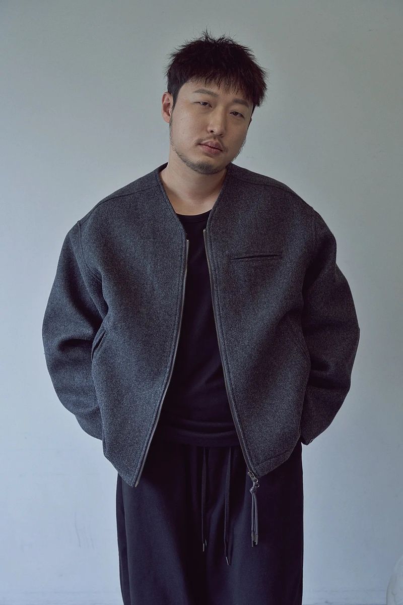 PURE-WOOL 90 Y ZIP-UP JACKET (Charcoal)