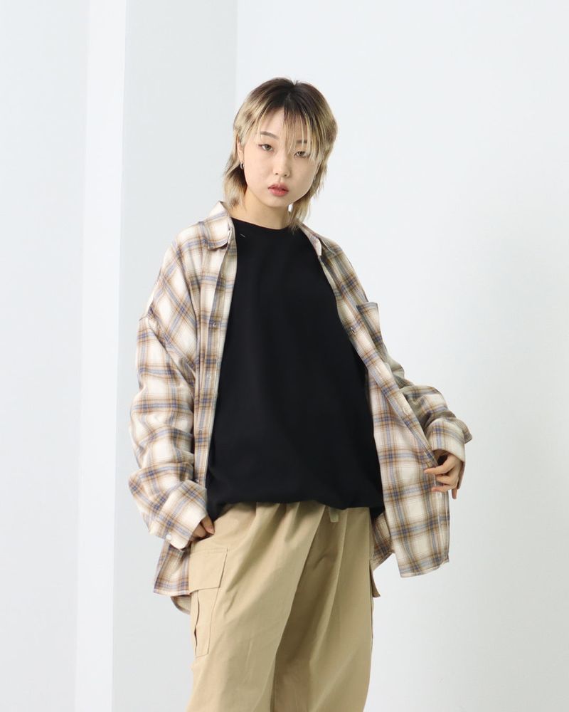 Overfit Retro Checked Shirt_2color
