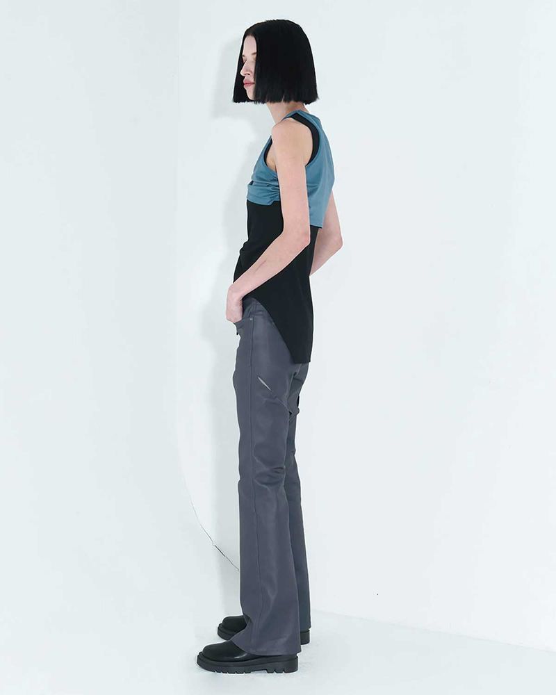 Chain Link Layered Top _ Teal