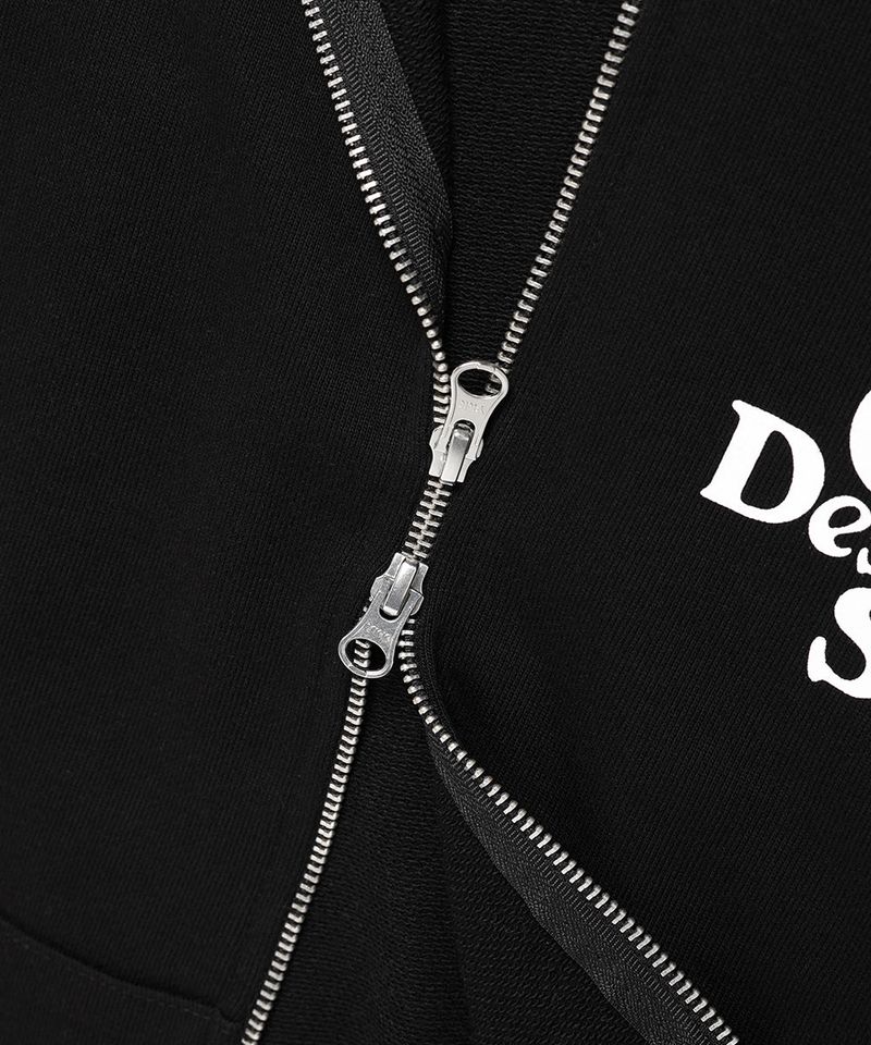 SELLER LOGO ZIP UP HOODIE BLACK(CV2EFUM480A)