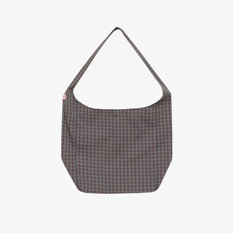 PARAGRAPH PLAID HOBO BAG