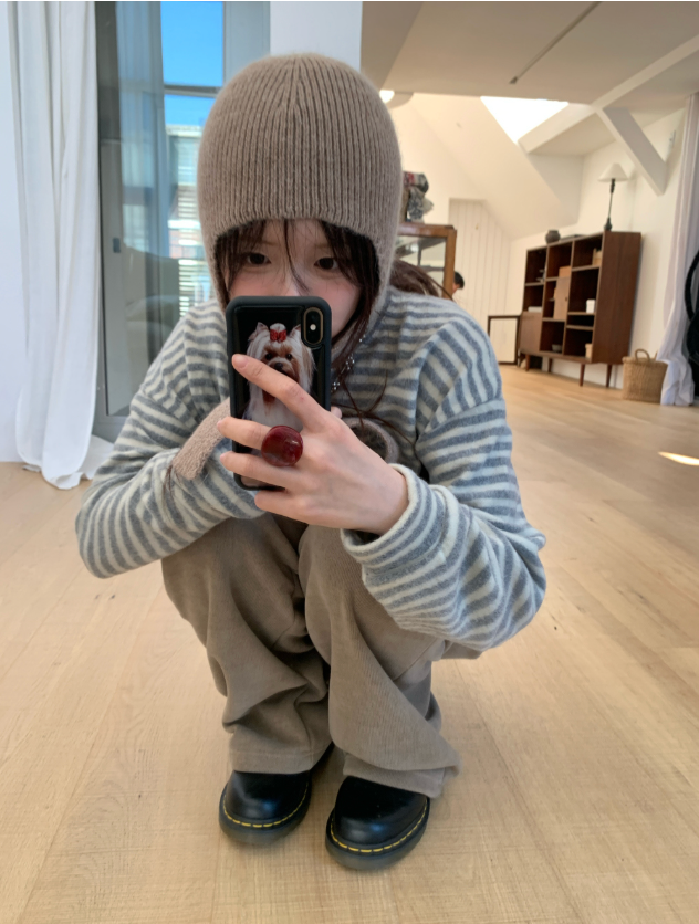 howu（ハウユ）の「スーツアンゴラバラクラバビーニー（5c）（Hats）」