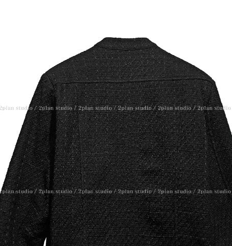 Heather Tweed Biker Crop Jacket