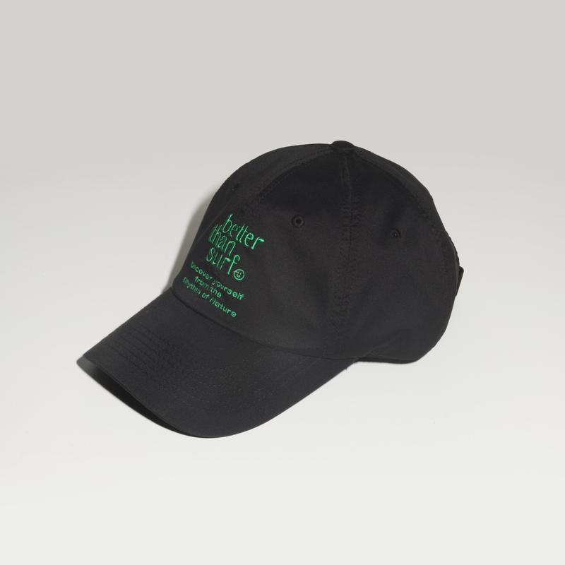 BETTER THAN SURF（べターザンサーフ）の「BREATH AIR 3L LOGO BALL CAP - BLACK（Hats）」
