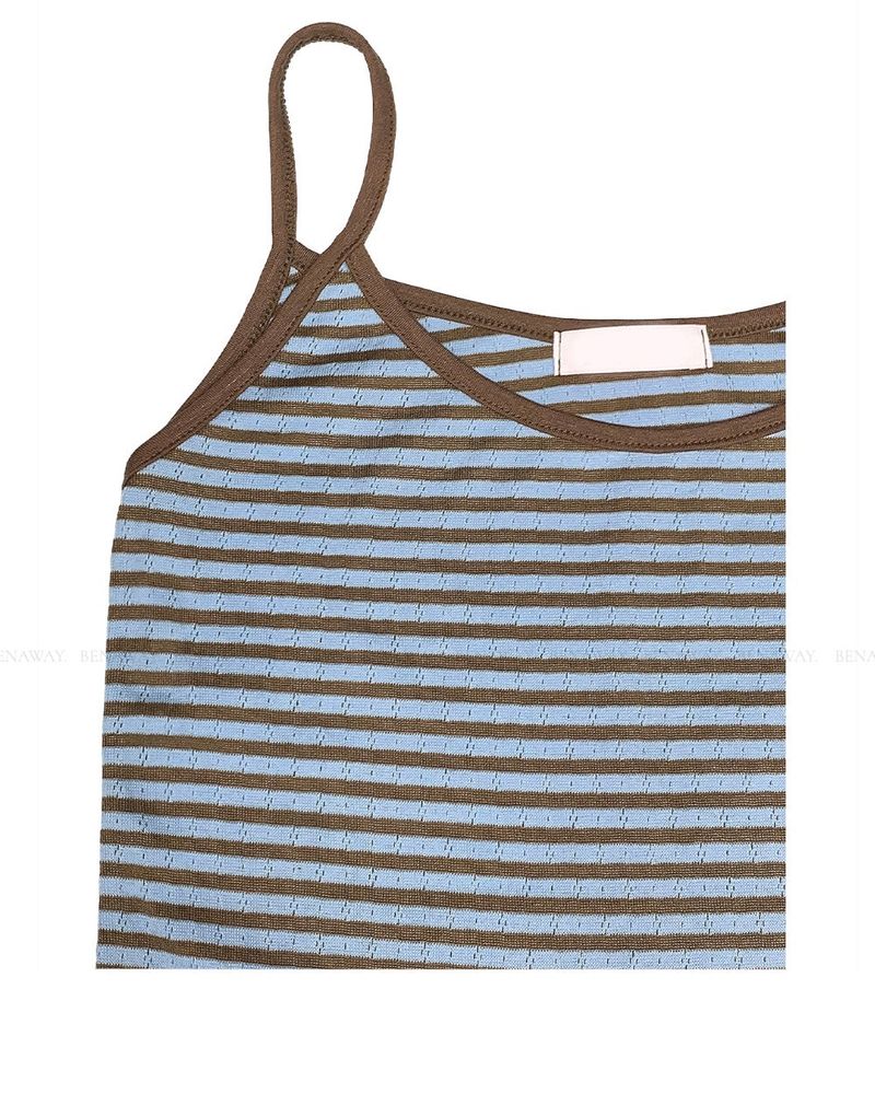 Fruity Stripe Sleeveless Top 4C