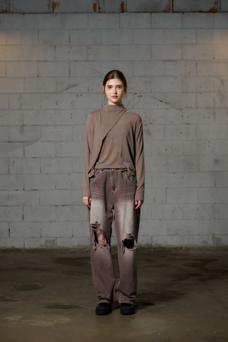 ARIKIM（アリキム）の「ARE WOOL LONG SLEEVE SET / MOCHA（Tops）」