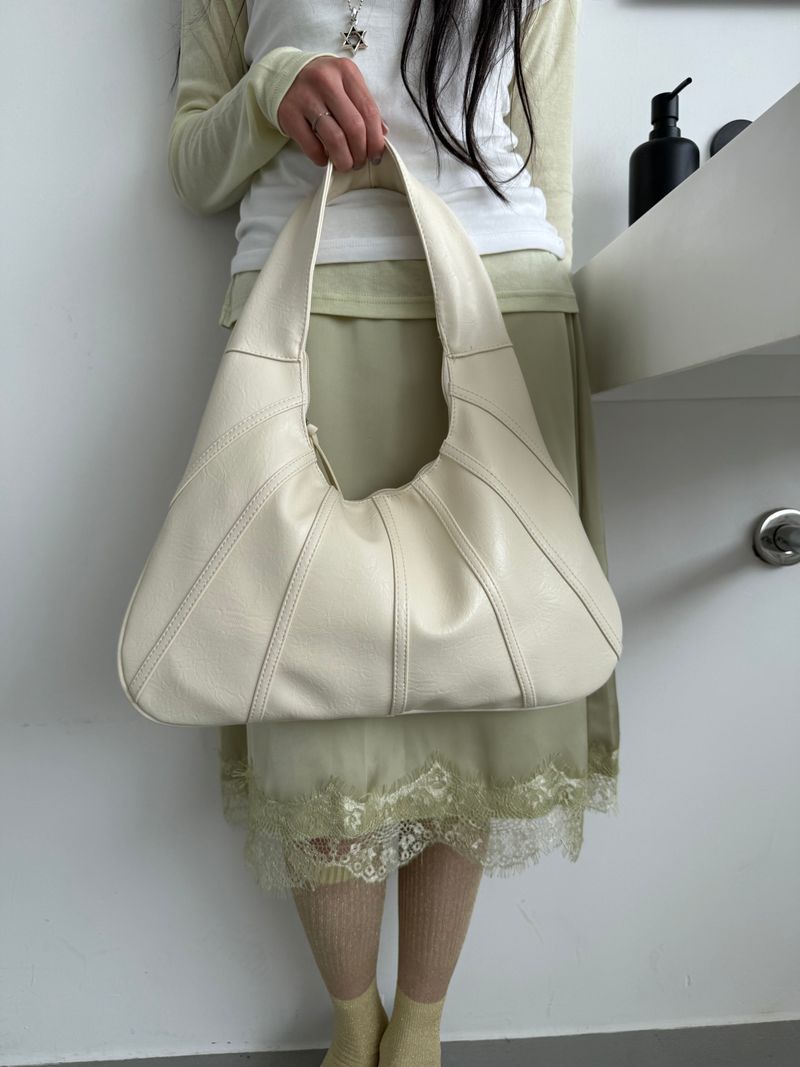 Leather Mush Bag (black)
