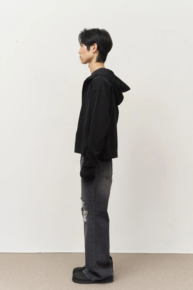 Work Single Zip Hoodie