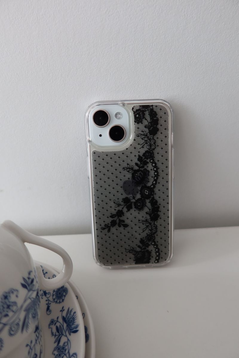 ラブウィズレースゲルハードケース (dark ver.black)