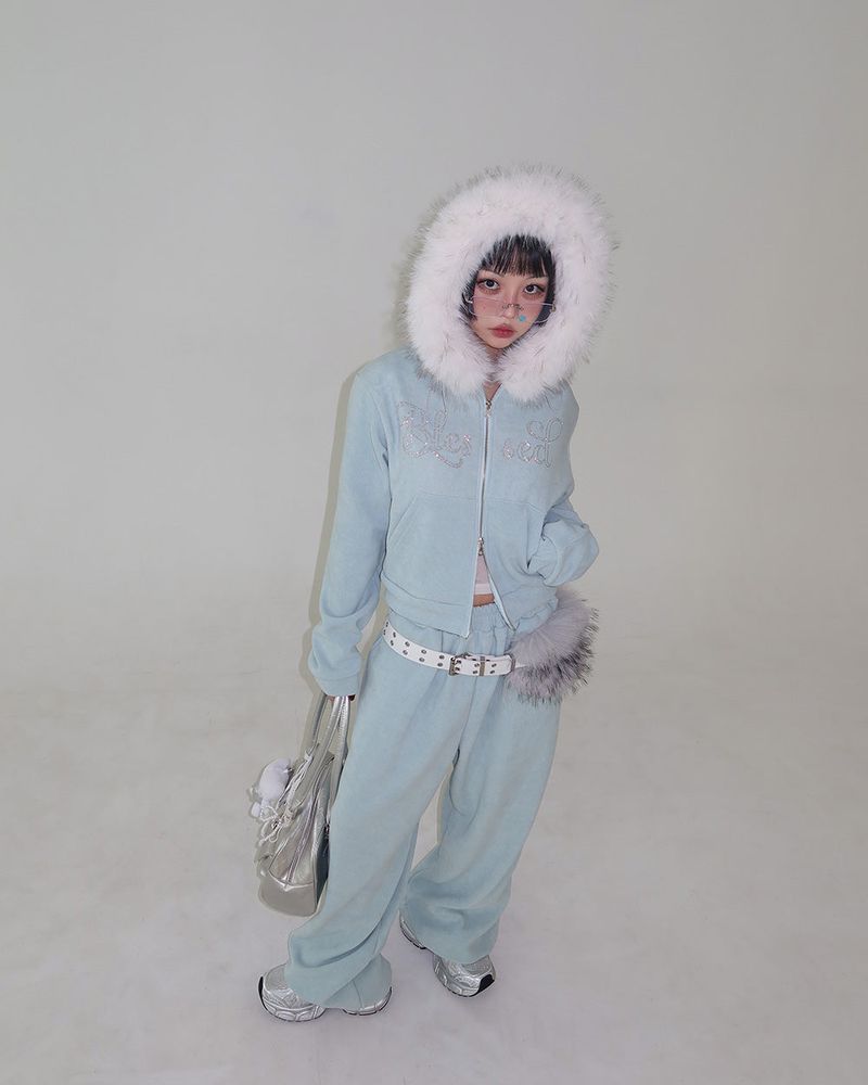 Cubic Purifying Hooded Zip-Up Jacket