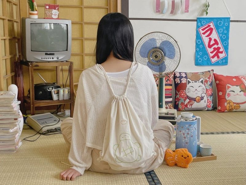 String Backpack - Melonpan Turtle
