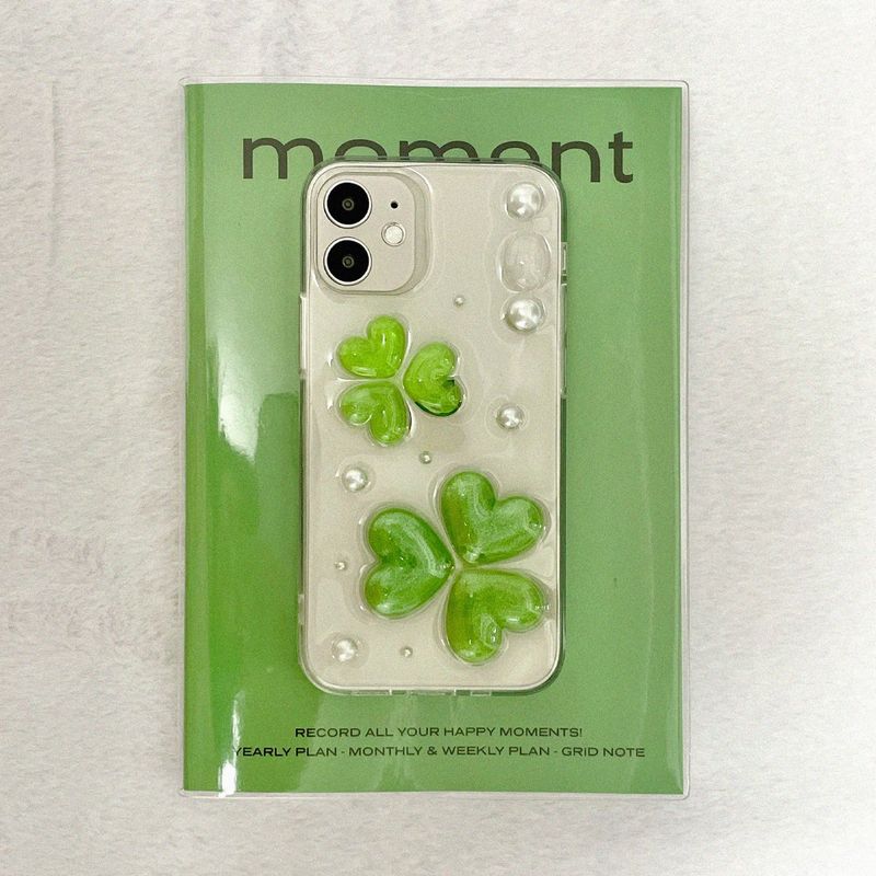 [MADE] Three-leaf clover Resin Case