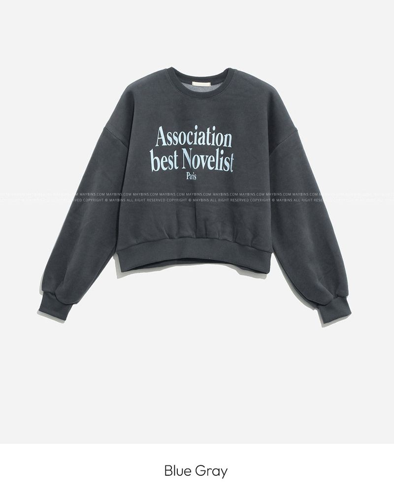 Fleece Crop Man to Man