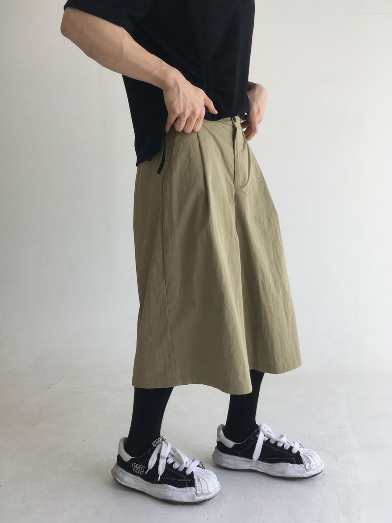 one tuck bermuda pants(2colors)