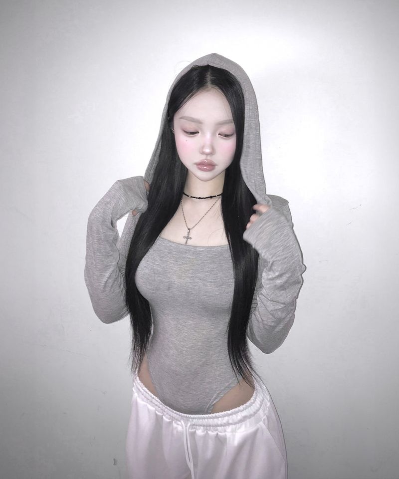 romper hoodie (4colors)