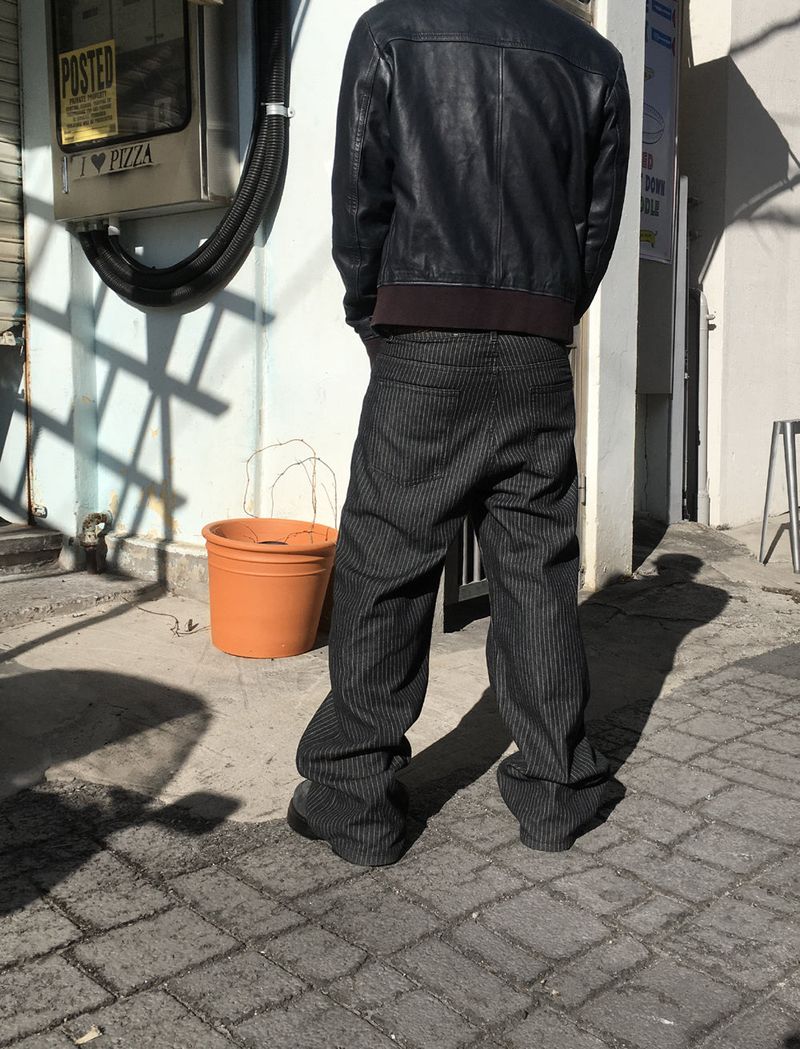 No.1598 low pocket stripe PT