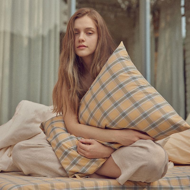 Honey butter pillow case