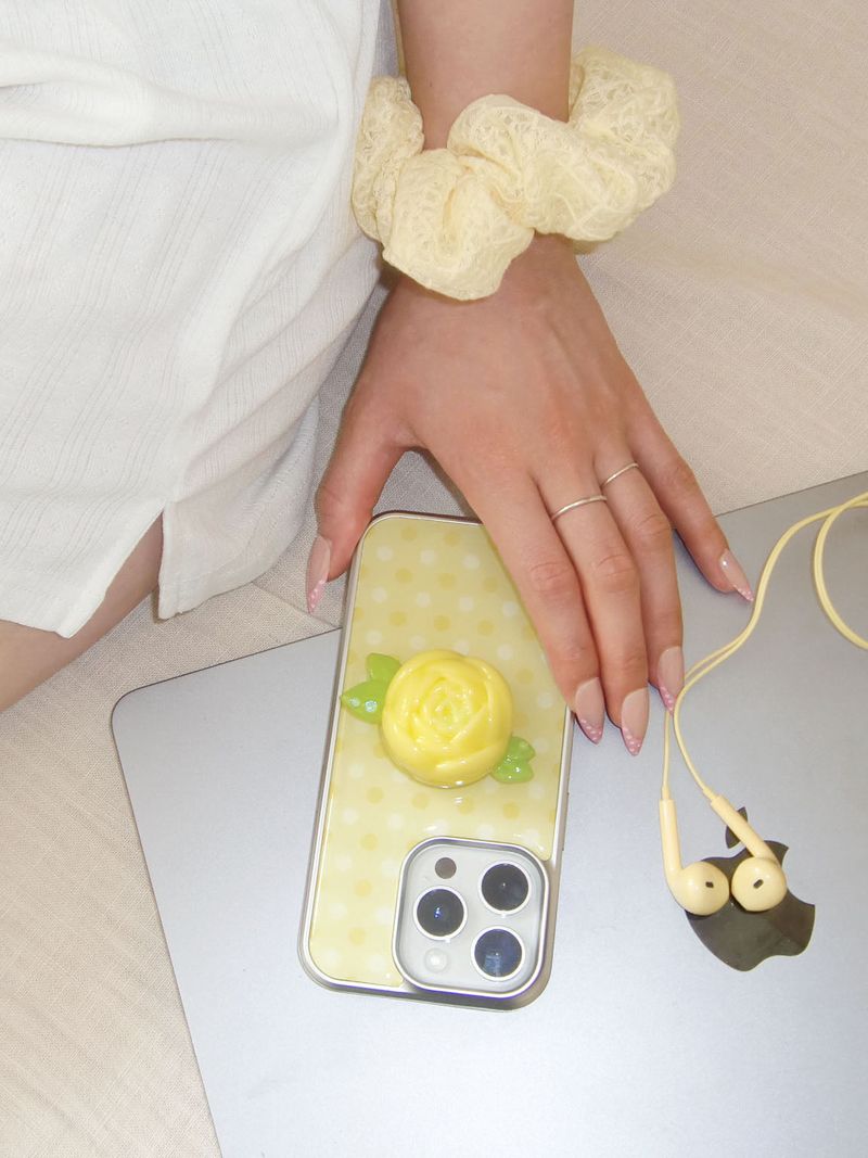 【マグセーフケース】Summer Dot Case_Yellow