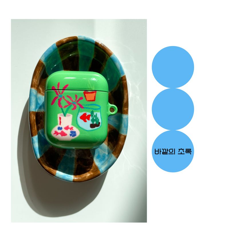 a small fish tank AirPods case