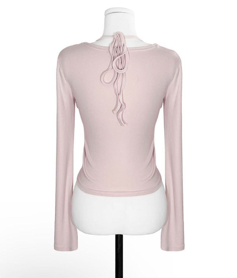[ballet mood💗] punit tulle halter layer top